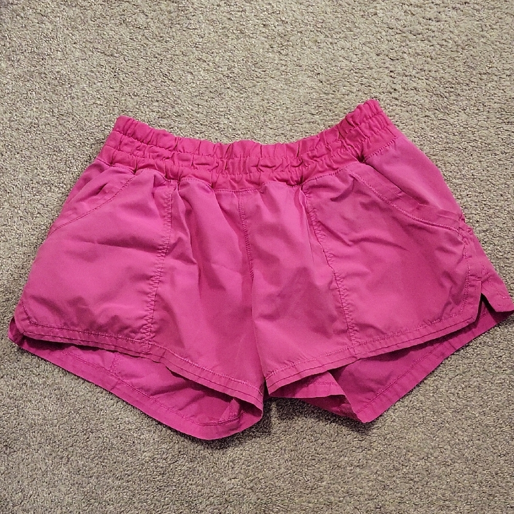 Lululemon Pink Shorts With Pockets